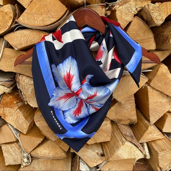 Burberry Silk Scarf - Picture 1 of 7